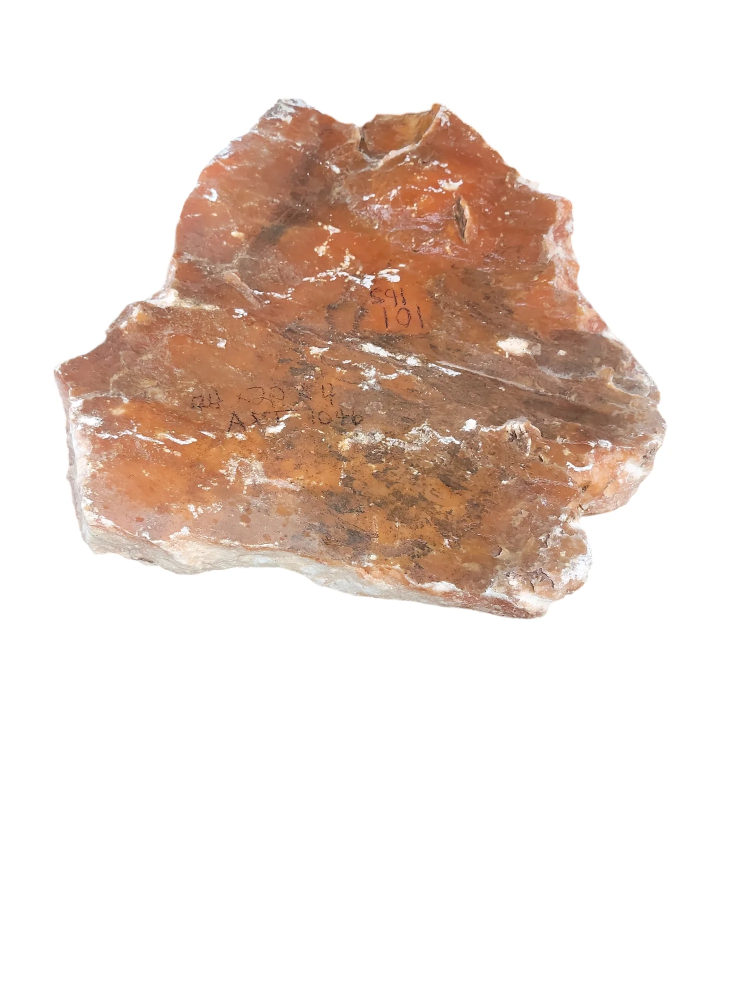 Translucent Peach Alabaster 101lb 24x20x4 1046 - Image 3