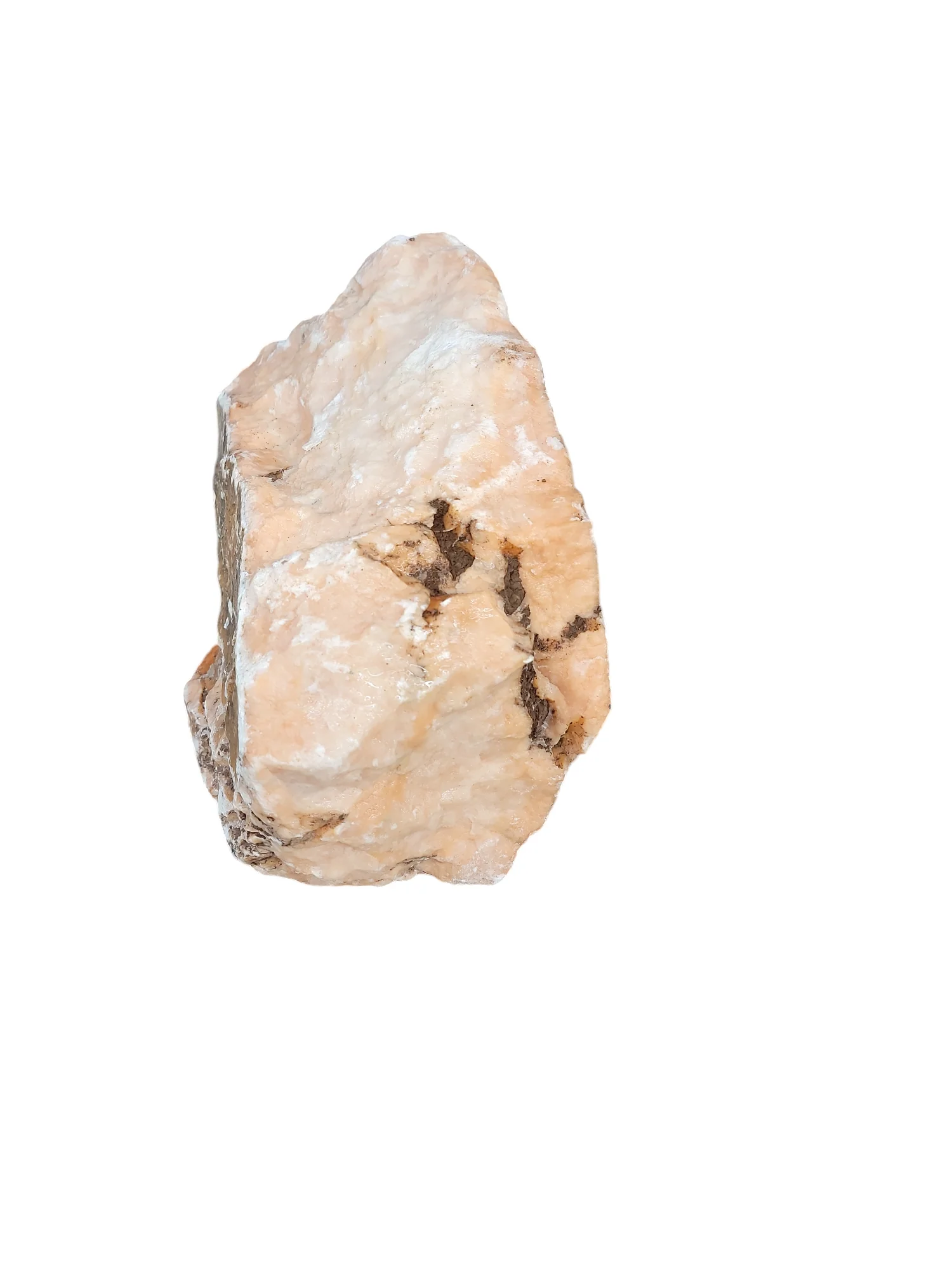 Translucent Peach Alabaster 33lb 13x7x9 1022 - Image 2