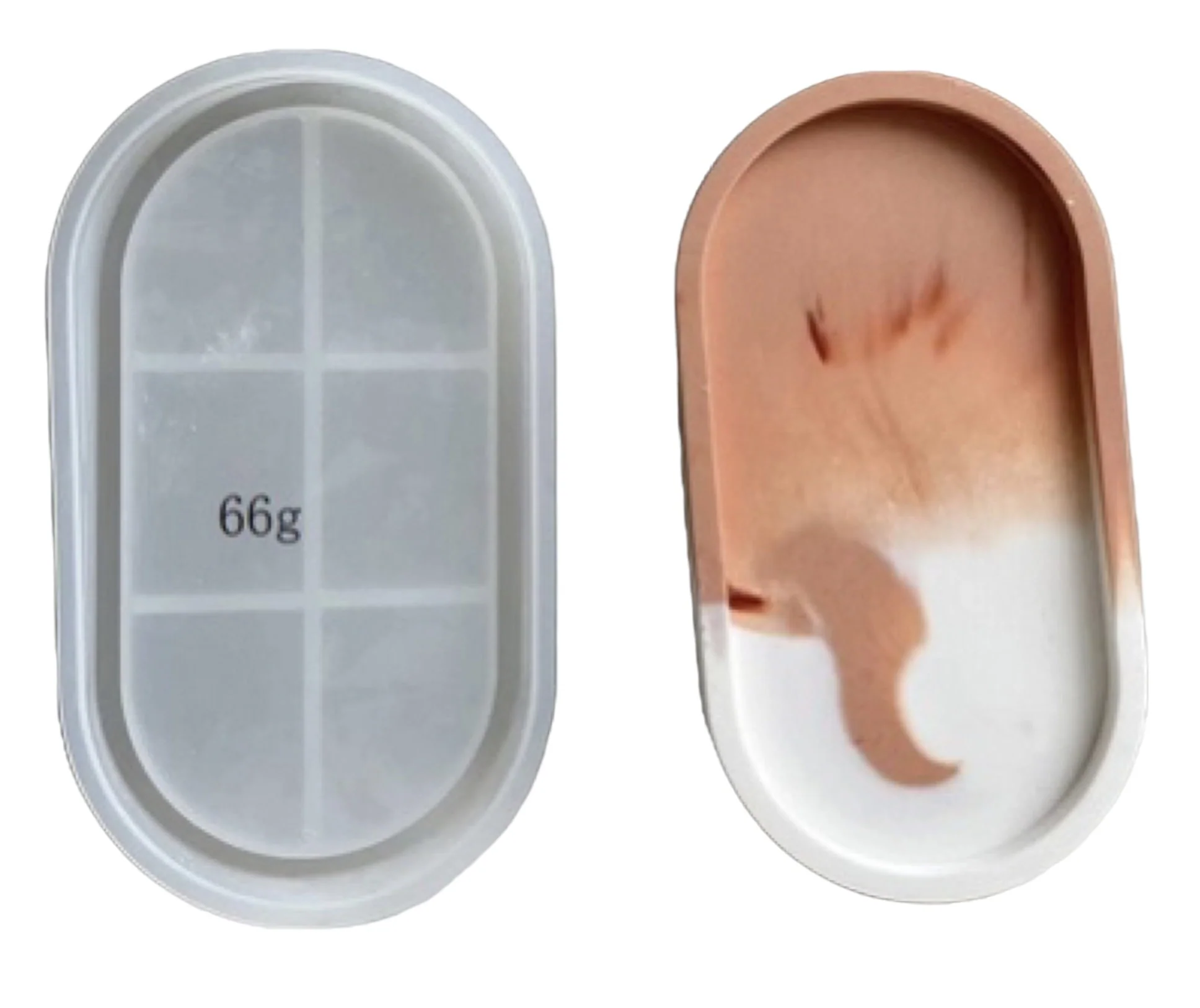 Tray Oval Silicone Mold