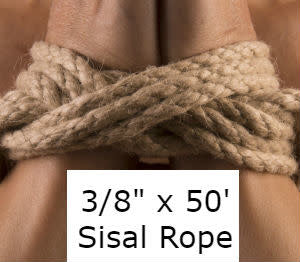 Twisted Sisal Rope 3/8" x 50' - Image 2