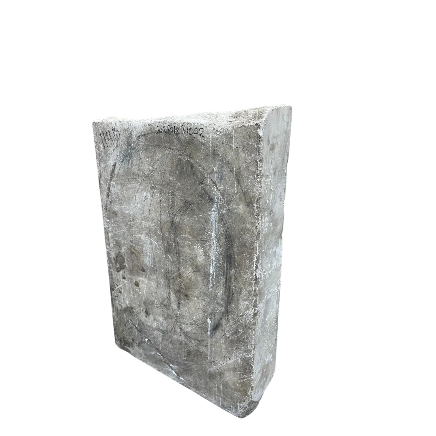 Vermont White Marble Block 4x15x21 114lb - Image 2