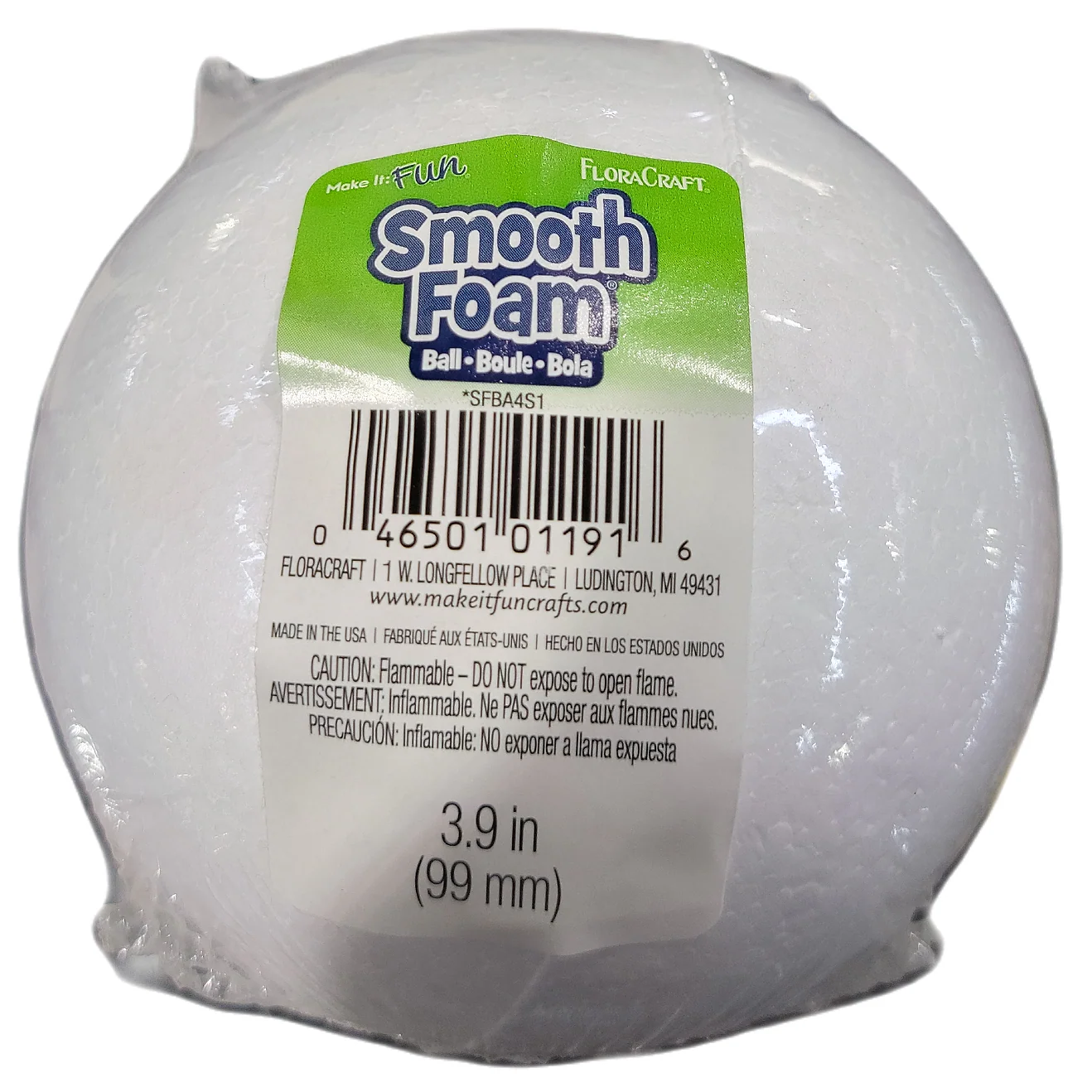 White Bead EPS Foam Ball Shapes - Image 2