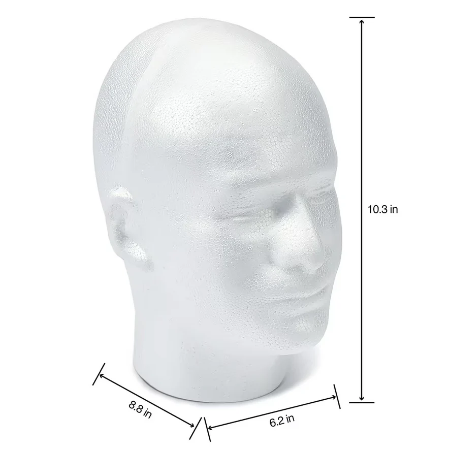 White Bead EPS Foam Heads - Image 3