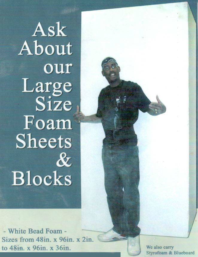 White Bead EPS Foam Large Blocks