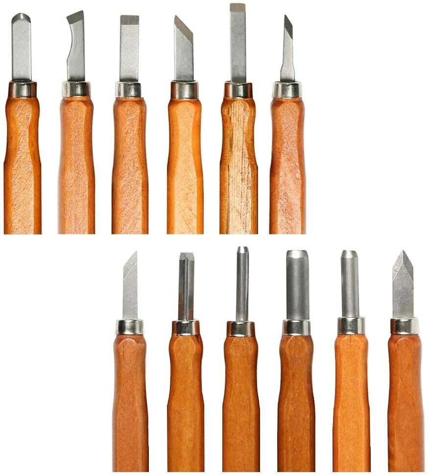 Wood Carving Set 12 Piece Set ebs - Image 2