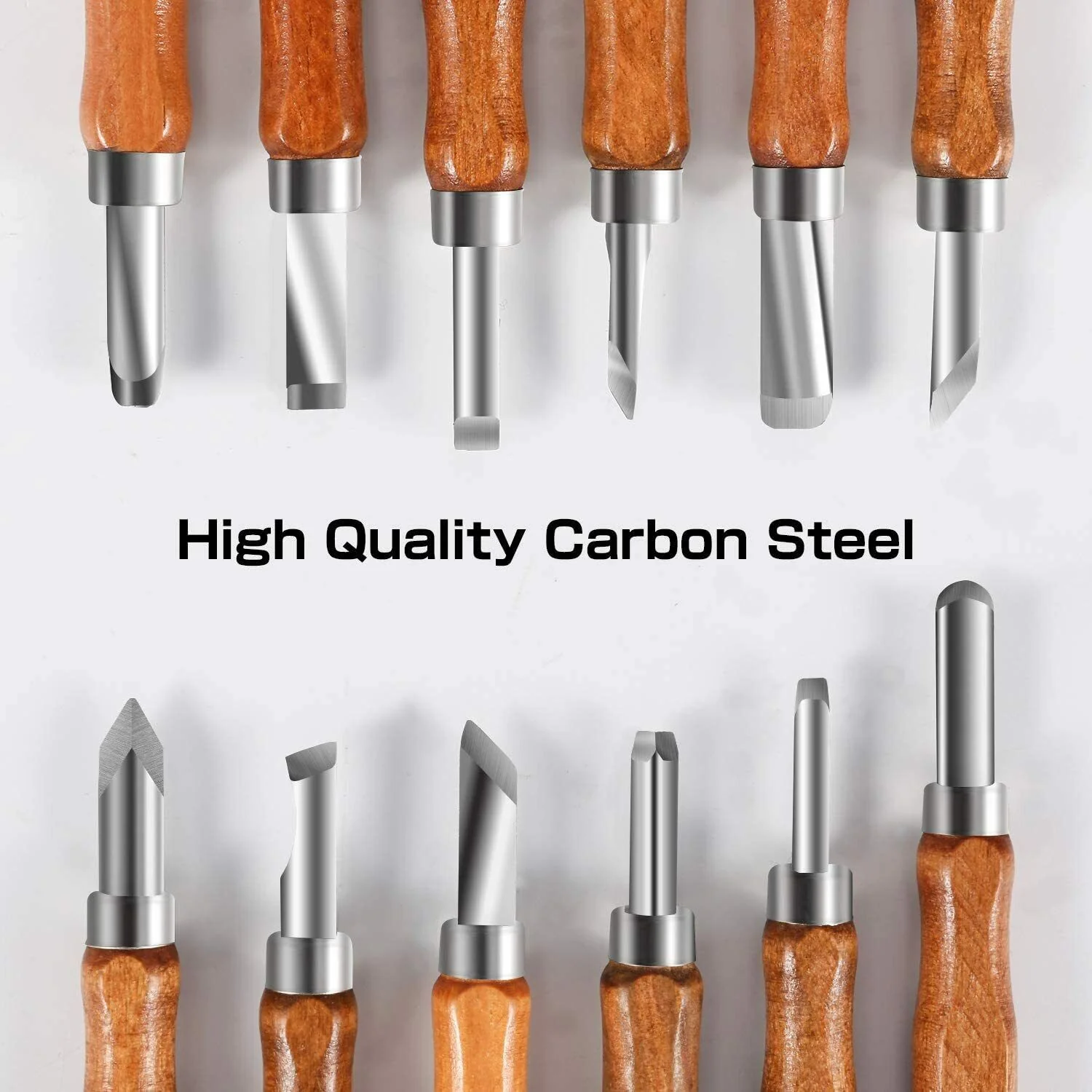 Wood Carving Set 12 Piece Set ebs - Image 3