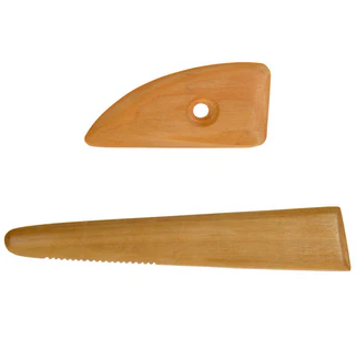Wooden Potters Rib Set of 2
